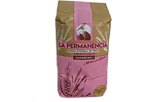 Harina integral agroecológica superfina de trigo