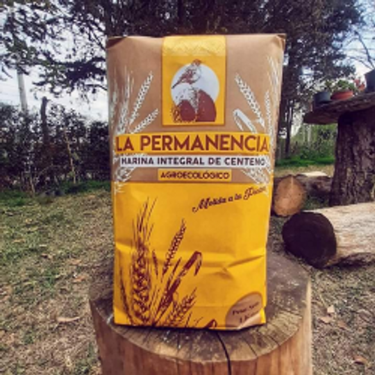 Harina integral agroecológica de centeno